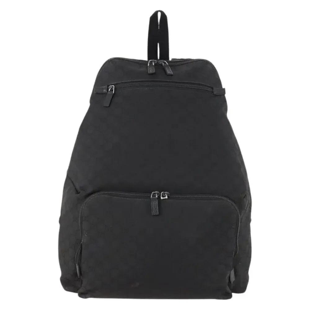 Gucci GG Canvas Backpack Nylon Black